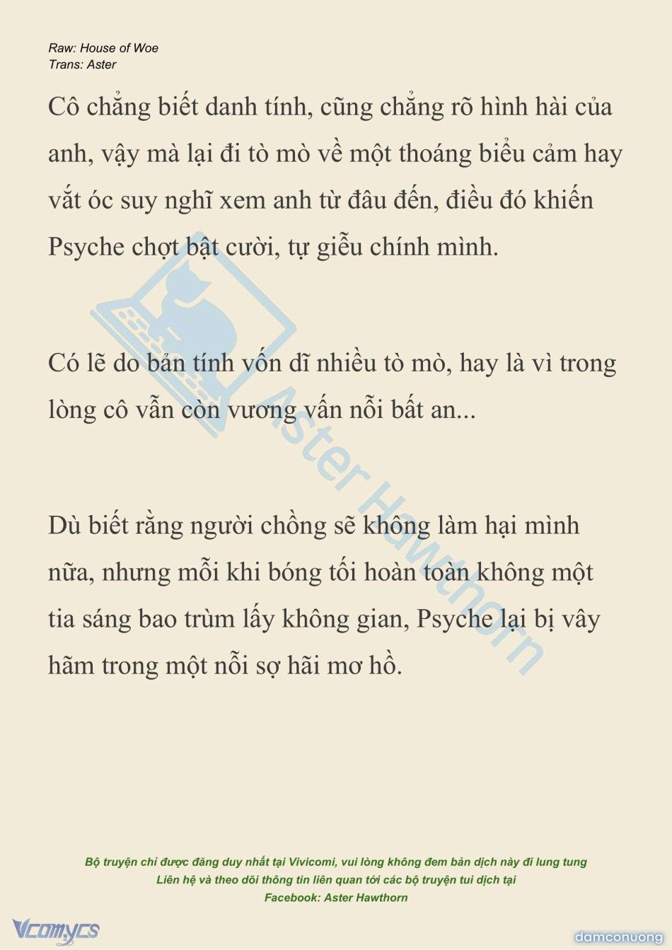 đọc truyện [novel] Dành Cho Các Nữ Thần: Dành Cho Psyche Chương 20 ảnh 3 tại Thiên Thai Truyện