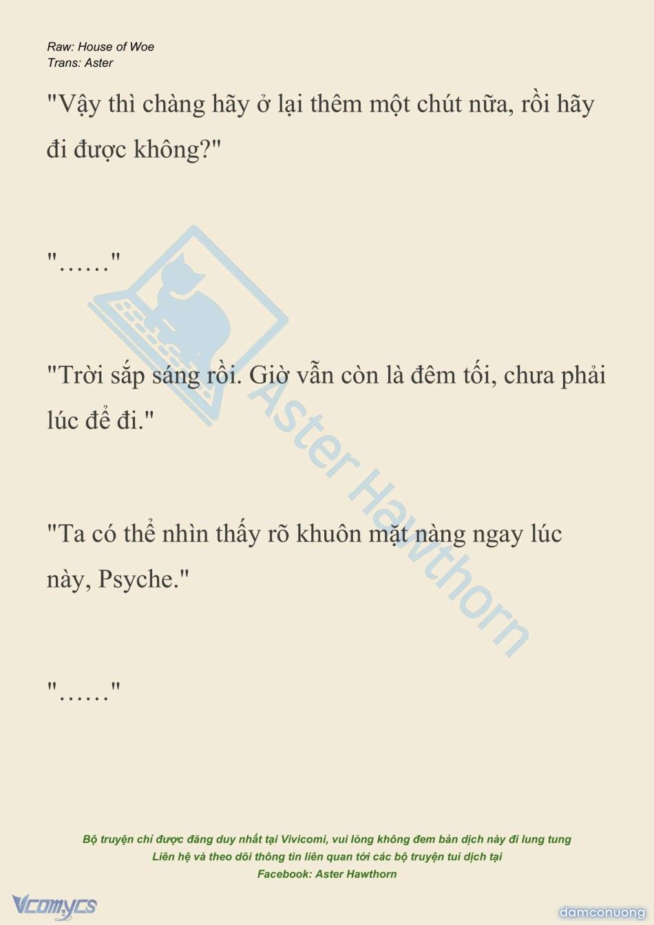 đọc truyện [novel] Dành Cho Các Nữ Thần: Dành Cho Psyche Chương 20 ảnh 14 tại Thiên Thai Truyện