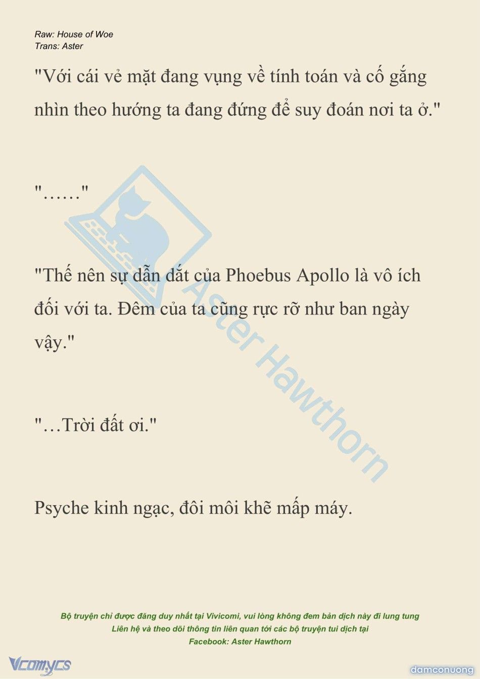 đọc truyện [novel] Dành Cho Các Nữ Thần: Dành Cho Psyche Chương 20 ảnh 15 tại Thiên Thai Truyện