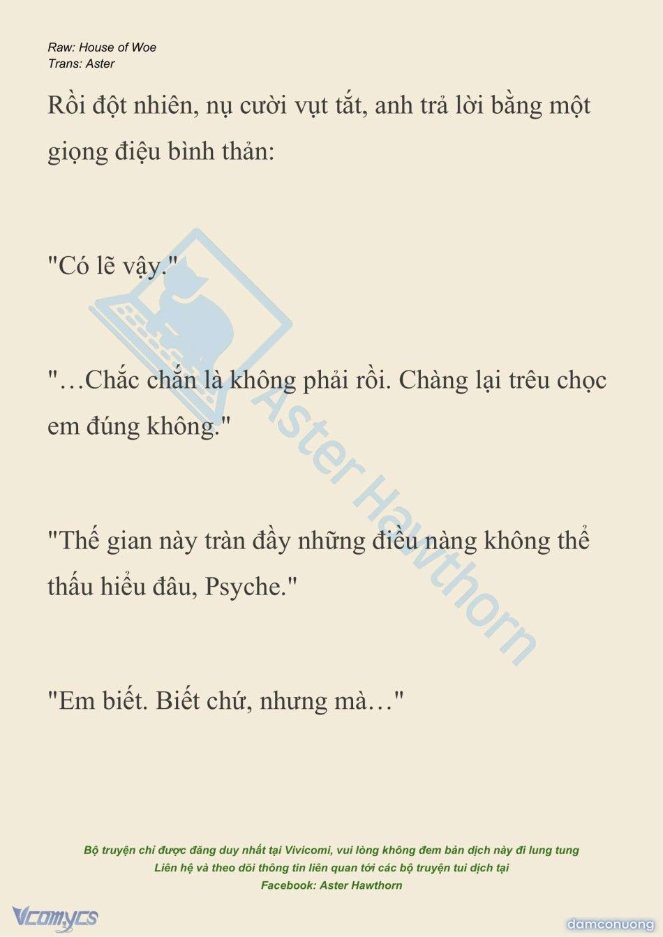 đọc truyện [novel] Dành Cho Các Nữ Thần: Dành Cho Psyche Chương 20 ảnh 22 tại Thiên Thai Truyện