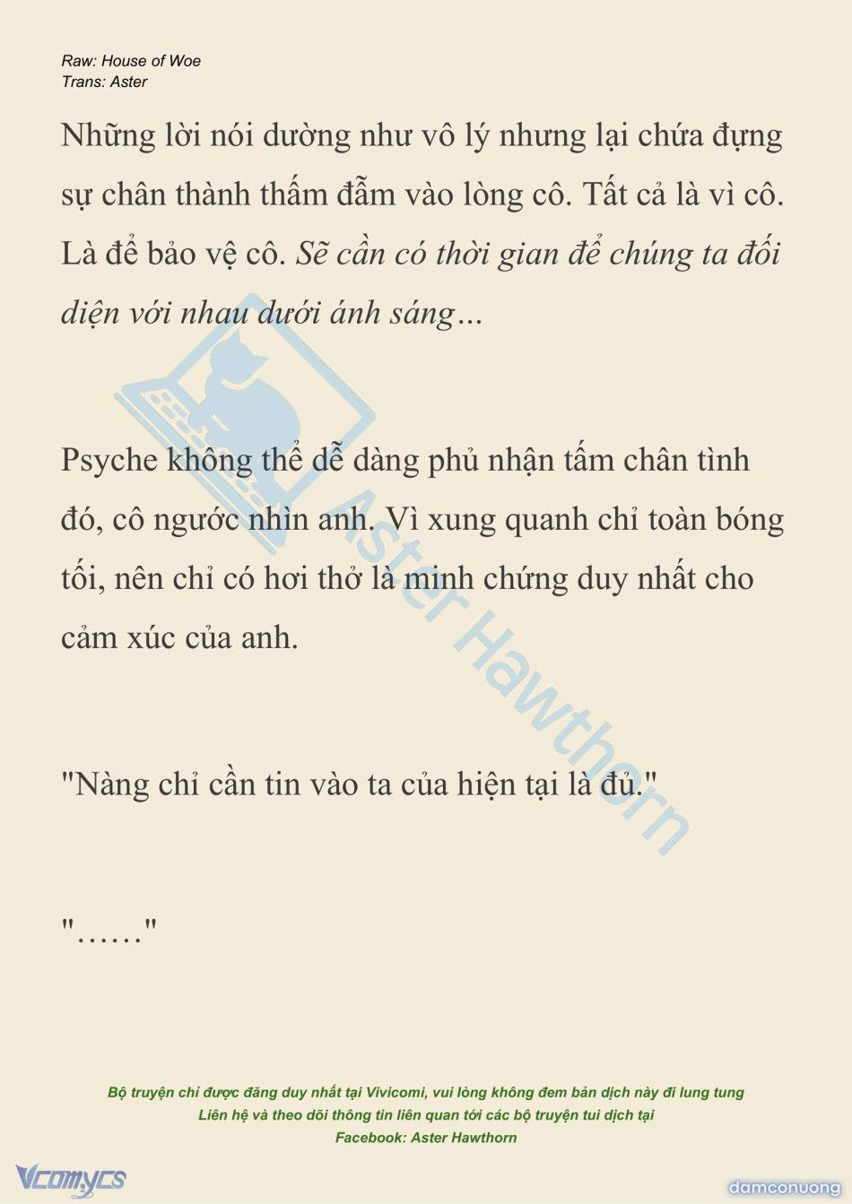 đọc truyện [novel] Dành Cho Các Nữ Thần: Dành Cho Psyche Chương 20 ảnh 26 tại Thiên Thai Truyện