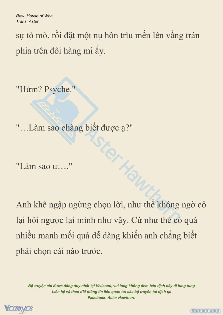 đọc truyện [novel] Dành Cho Các Nữ Thần: Dành Cho Psyche Chương 20 ảnh 8 tại Thiên Thai Truyện
