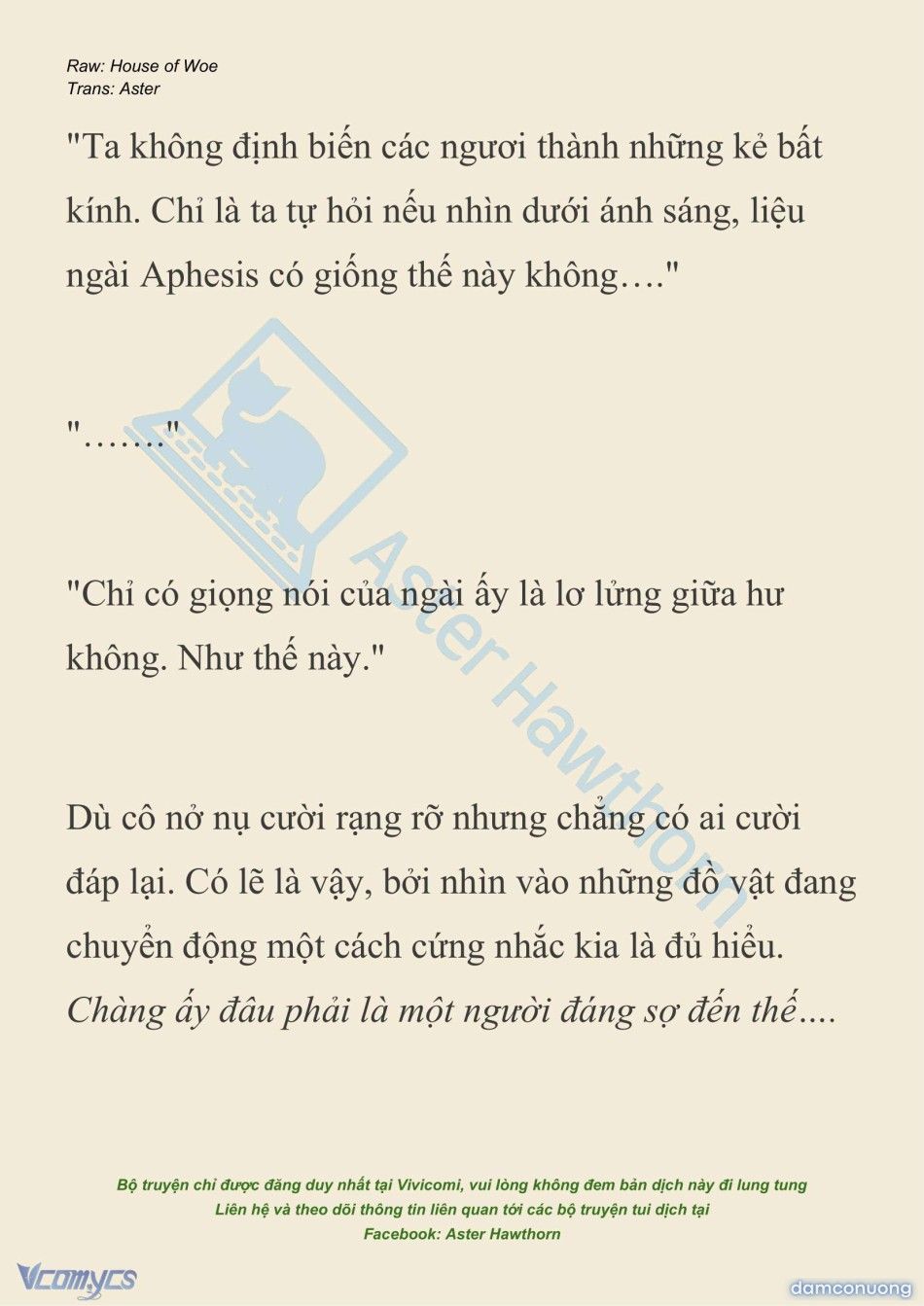 đọc truyện [novel] Dành Cho Các Nữ Thần: Dành Cho Psyche Chương 22 ảnh 3 tại Thiên Thai Truyện