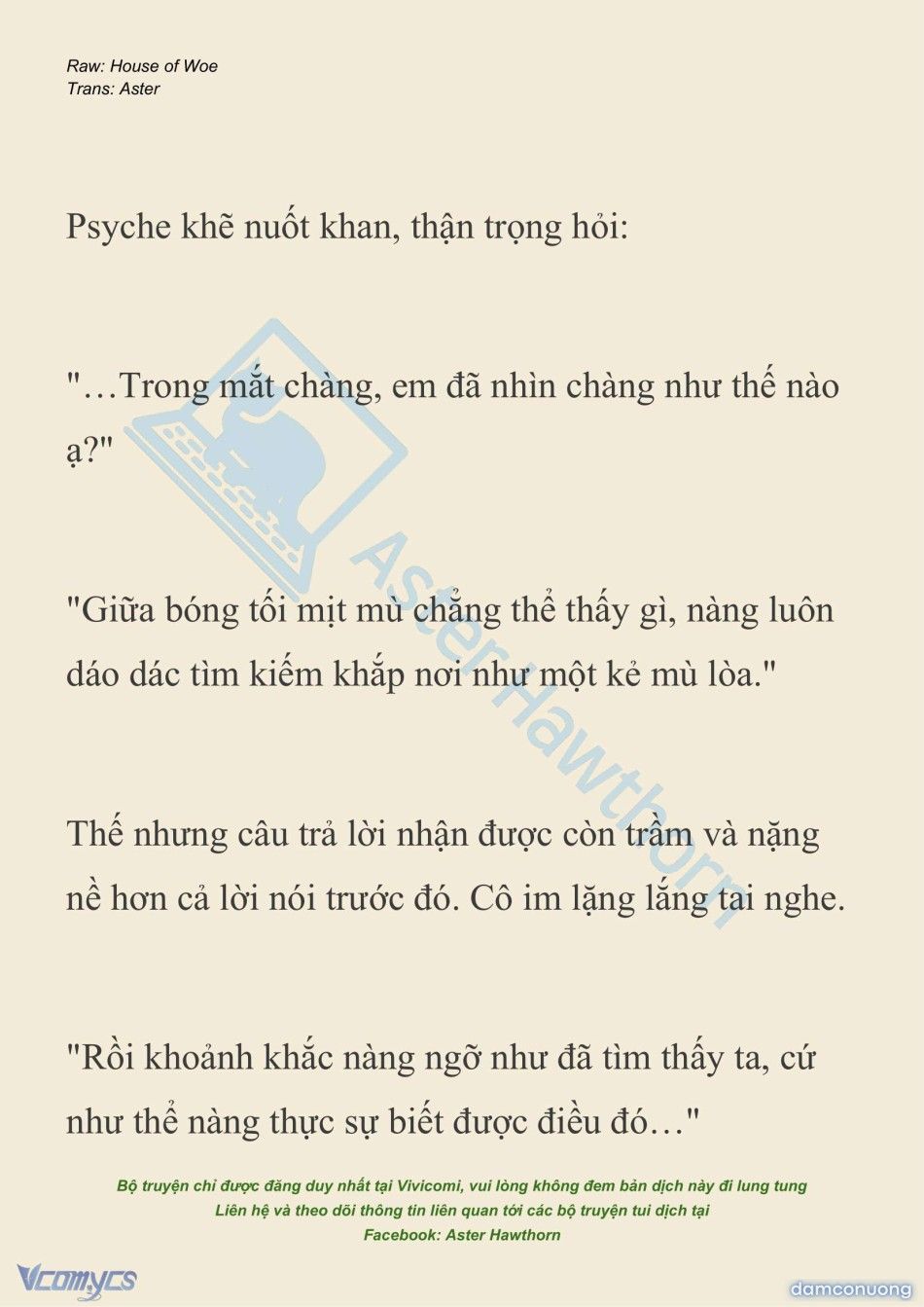 đọc truyện [novel] Dành Cho Các Nữ Thần: Dành Cho Psyche Chương 24 ảnh 6 tại Thiên Thai Truyện