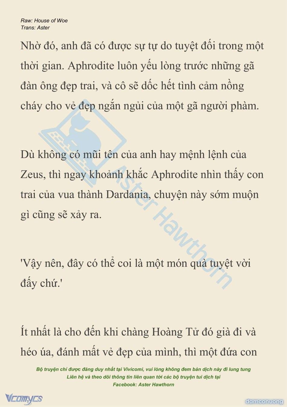 đọc truyện [novel] Dành Cho Các Nữ Thần: Dành Cho Psyche Chương 26 ảnh 6 tại Thiên Thai Truyện