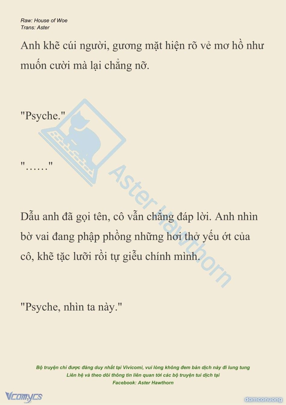 đọc truyện [novel] Dành Cho Các Nữ Thần: Dành Cho Psyche Chương 27 ảnh 3 tại Thiên Thai Truyện