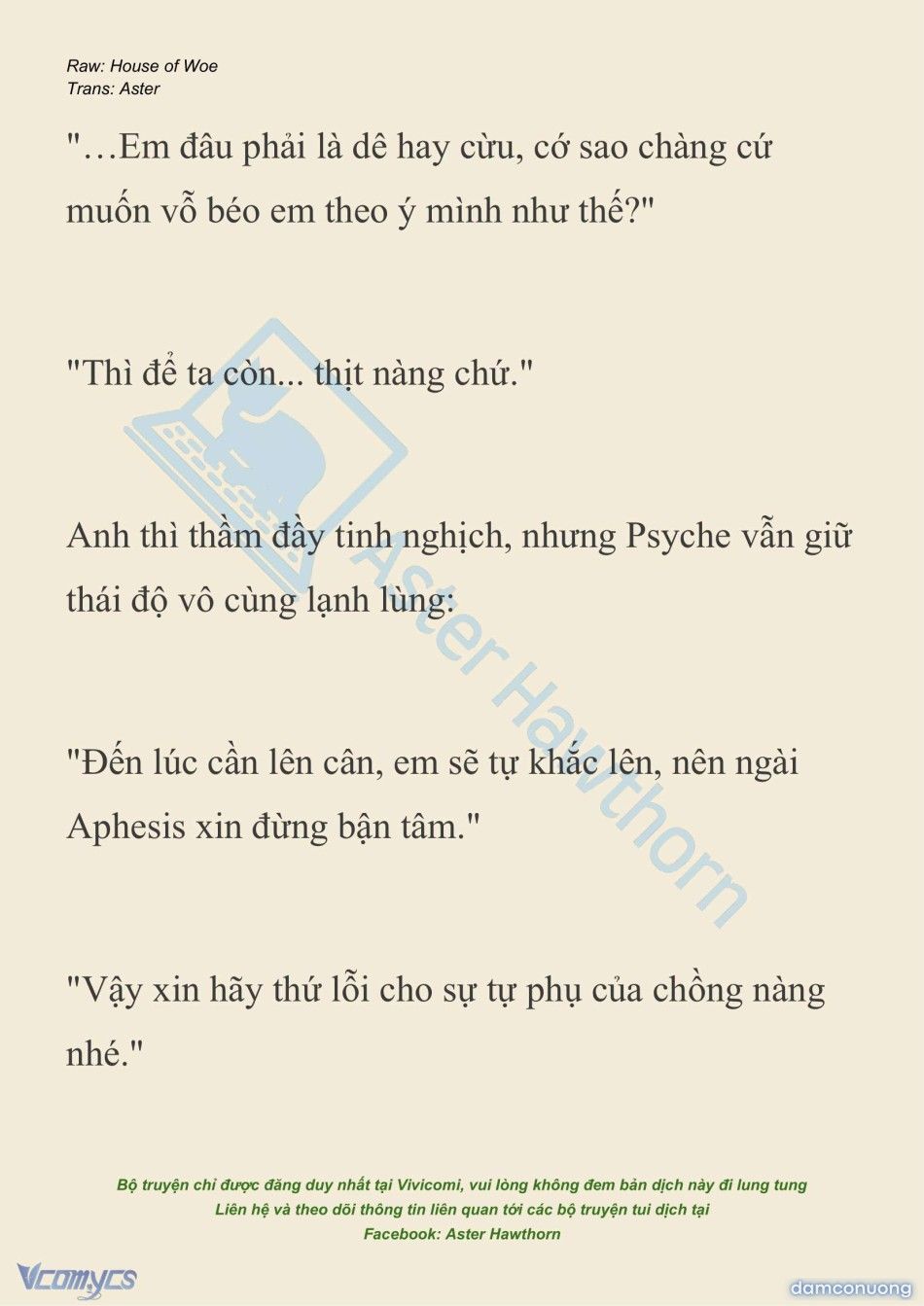 đọc truyện [novel] Dành Cho Các Nữ Thần: Dành Cho Psyche Chương 27 ảnh 6 tại Thiên Thai Truyện