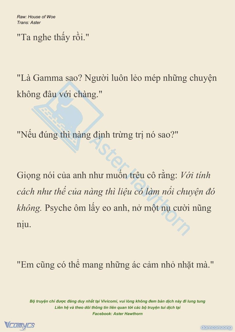 đọc truyện [novel] Dành Cho Các Nữ Thần: Dành Cho Psyche Chương 29 ảnh 9 tại Thiên Thai Truyện