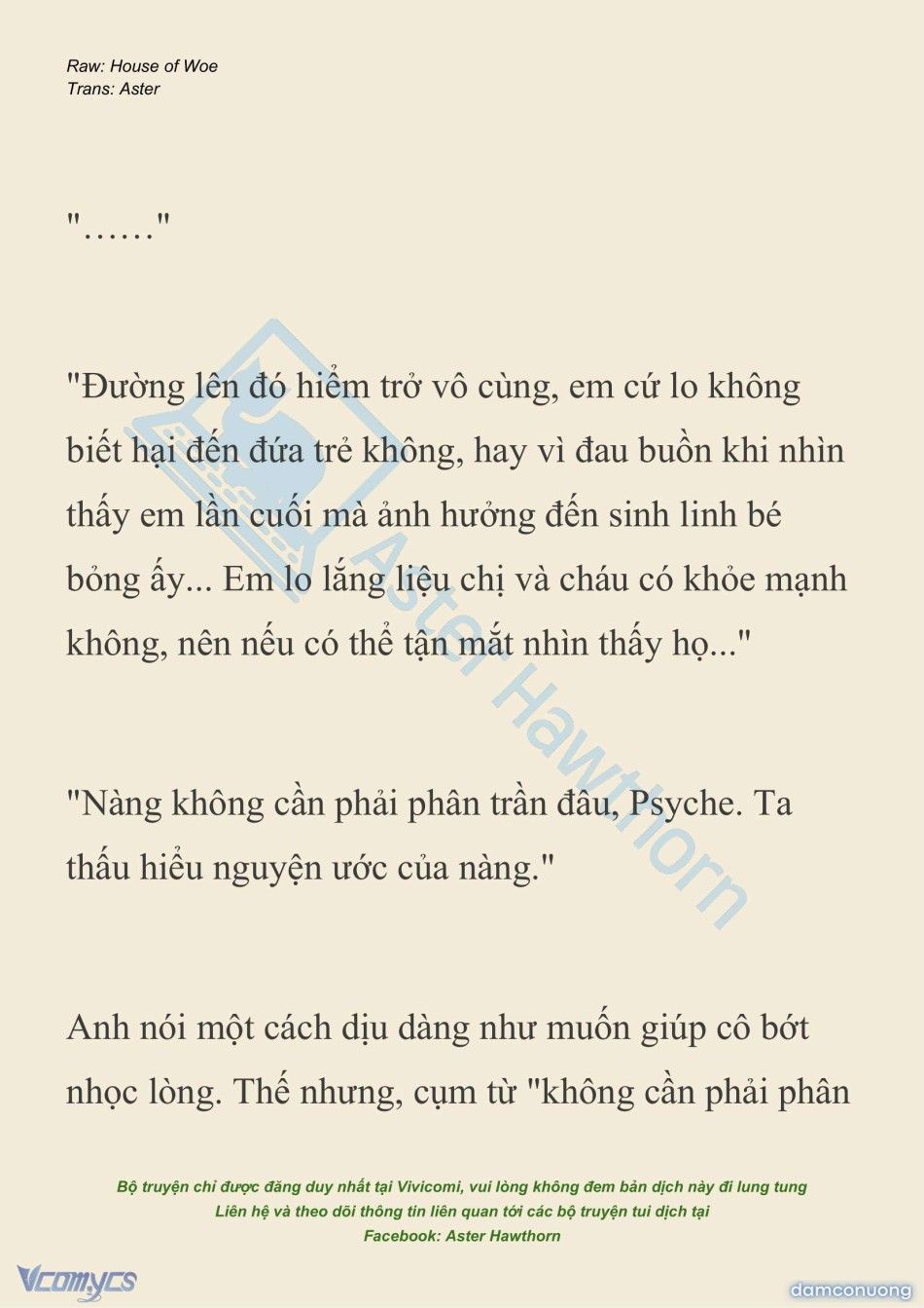 đọc truyện [novel] Dành Cho Các Nữ Thần: Dành Cho Psyche Chương 30 ảnh 3 tại Thiên Thai Truyện