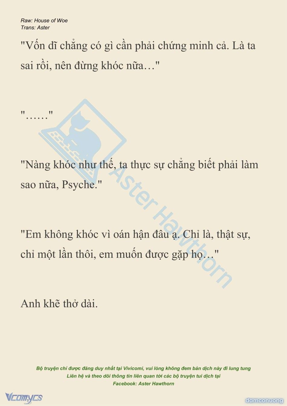 đọc truyện [novel] Dành Cho Các Nữ Thần: Dành Cho Psyche Chương 30 ảnh 12 tại Thiên Thai Truyện