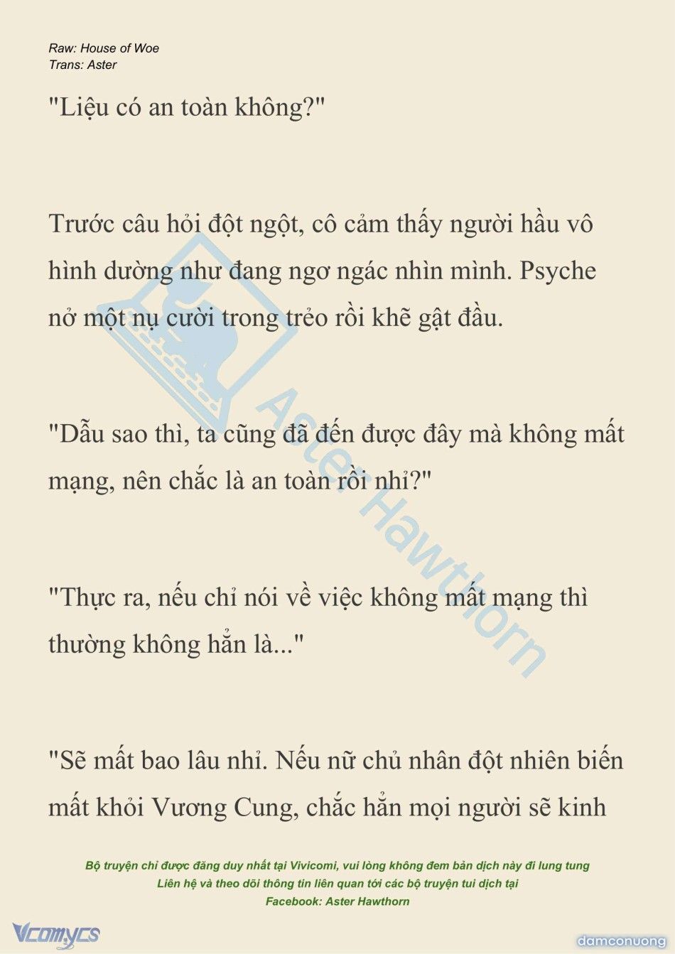 đọc truyện [novel] Dành Cho Các Nữ Thần: Dành Cho Psyche Chương 30 ảnh 18 tại Thiên Thai Truyện