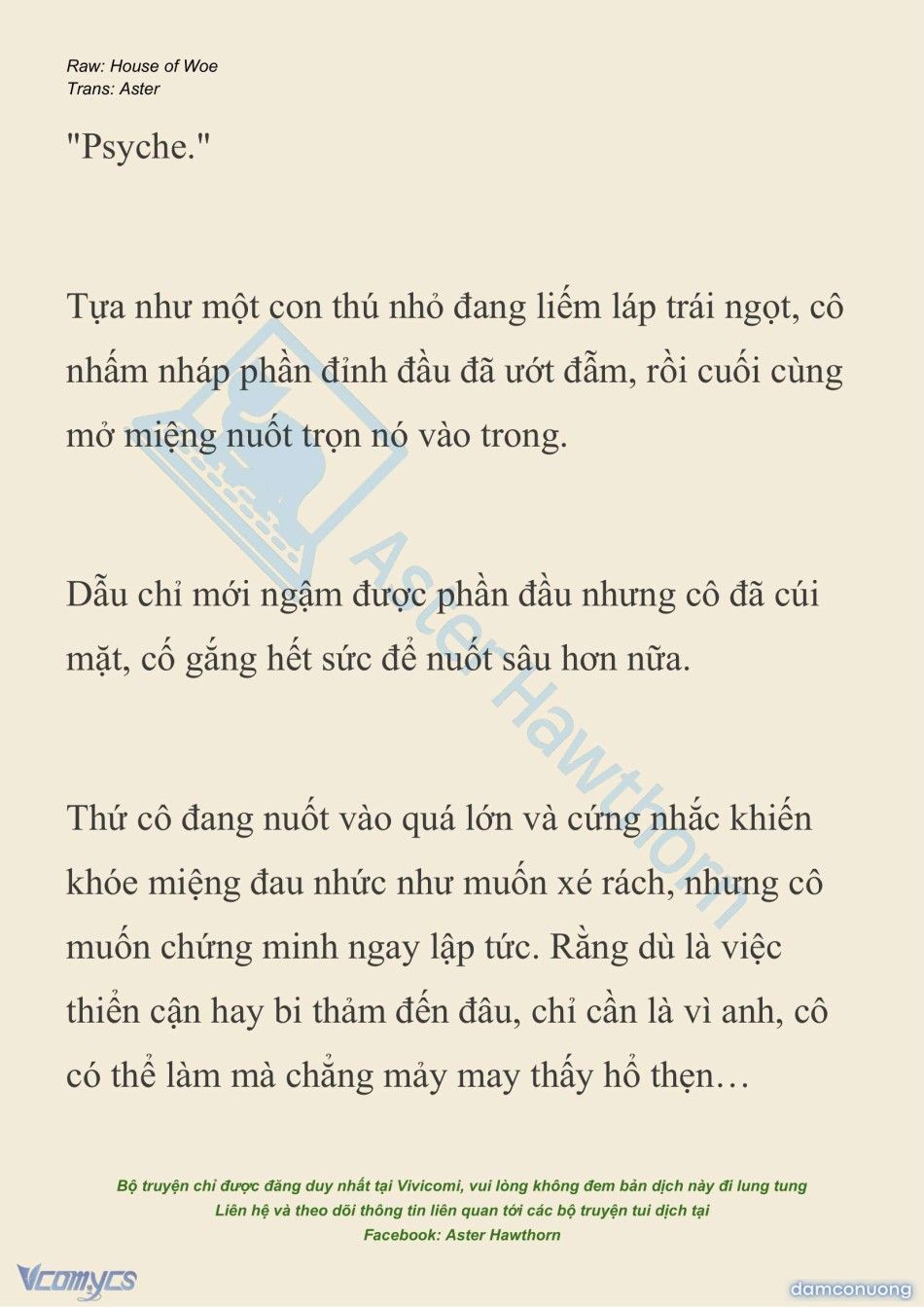 đọc truyện [novel] Dành Cho Các Nữ Thần: Dành Cho Psyche Chương 30 ảnh 8 tại Thiên Thai Truyện