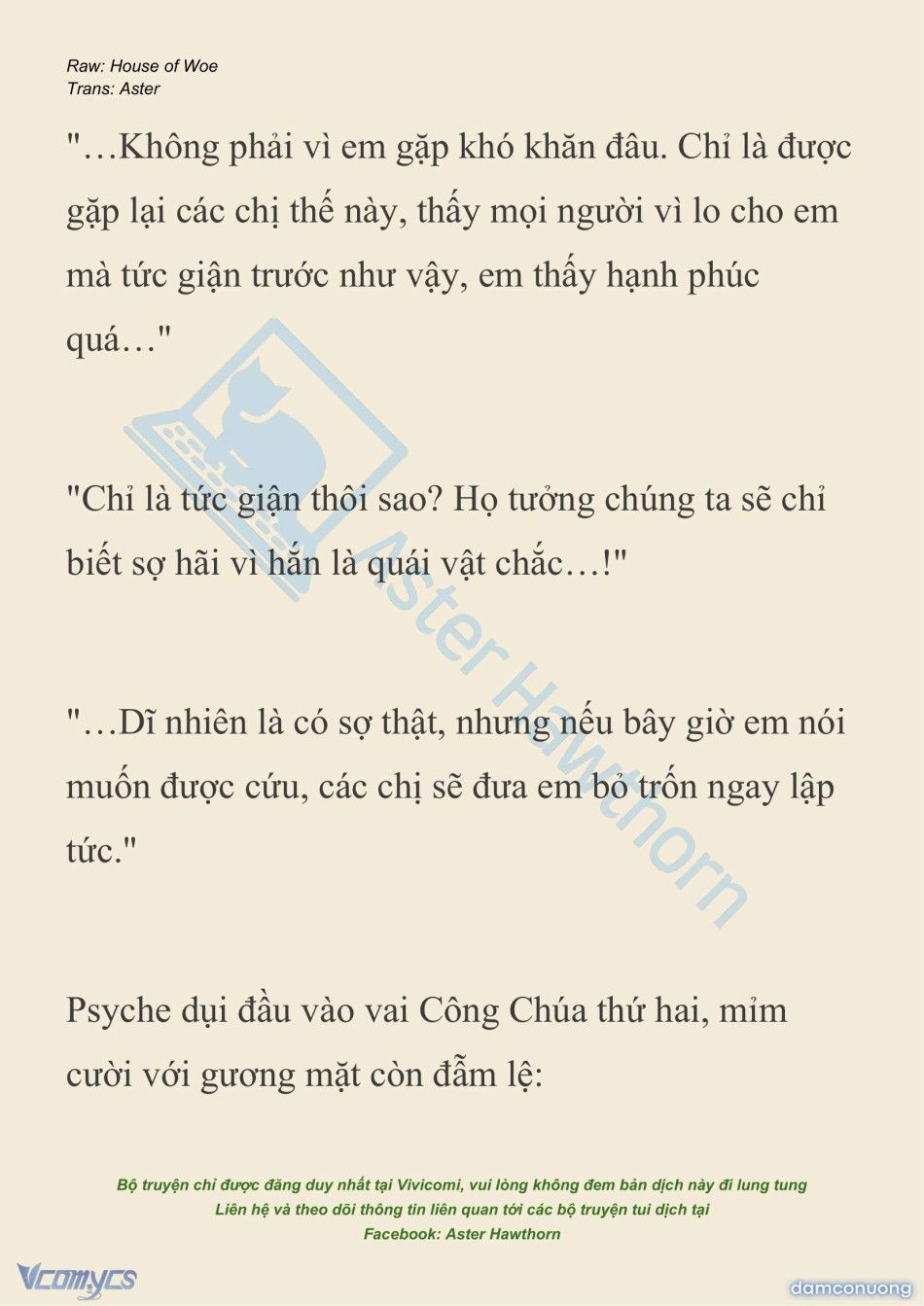 đọc truyện [novel] Dành Cho Các Nữ Thần: Dành Cho Psyche Chương 31 ảnh 14 tại Thiên Thai Truyện