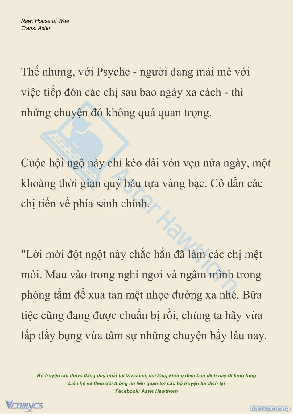 đọc truyện [novel] Dành Cho Các Nữ Thần: Dành Cho Psyche Chương 31 ảnh 17 tại Thiên Thai Truyện