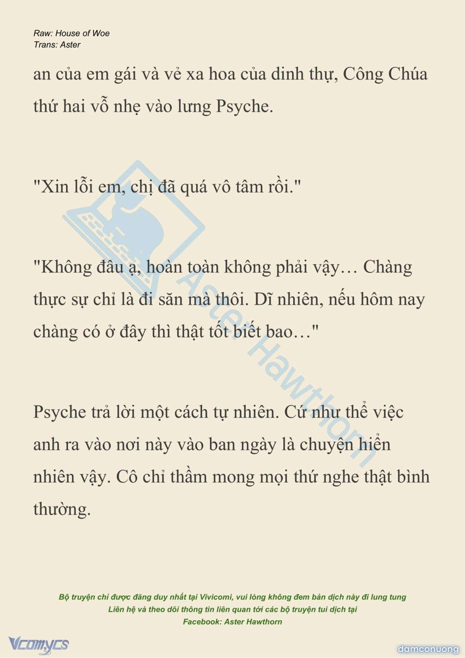 đọc truyện [novel] Dành Cho Các Nữ Thần: Dành Cho Psyche Chương 31 ảnh 10 tại Thiên Thai Truyện