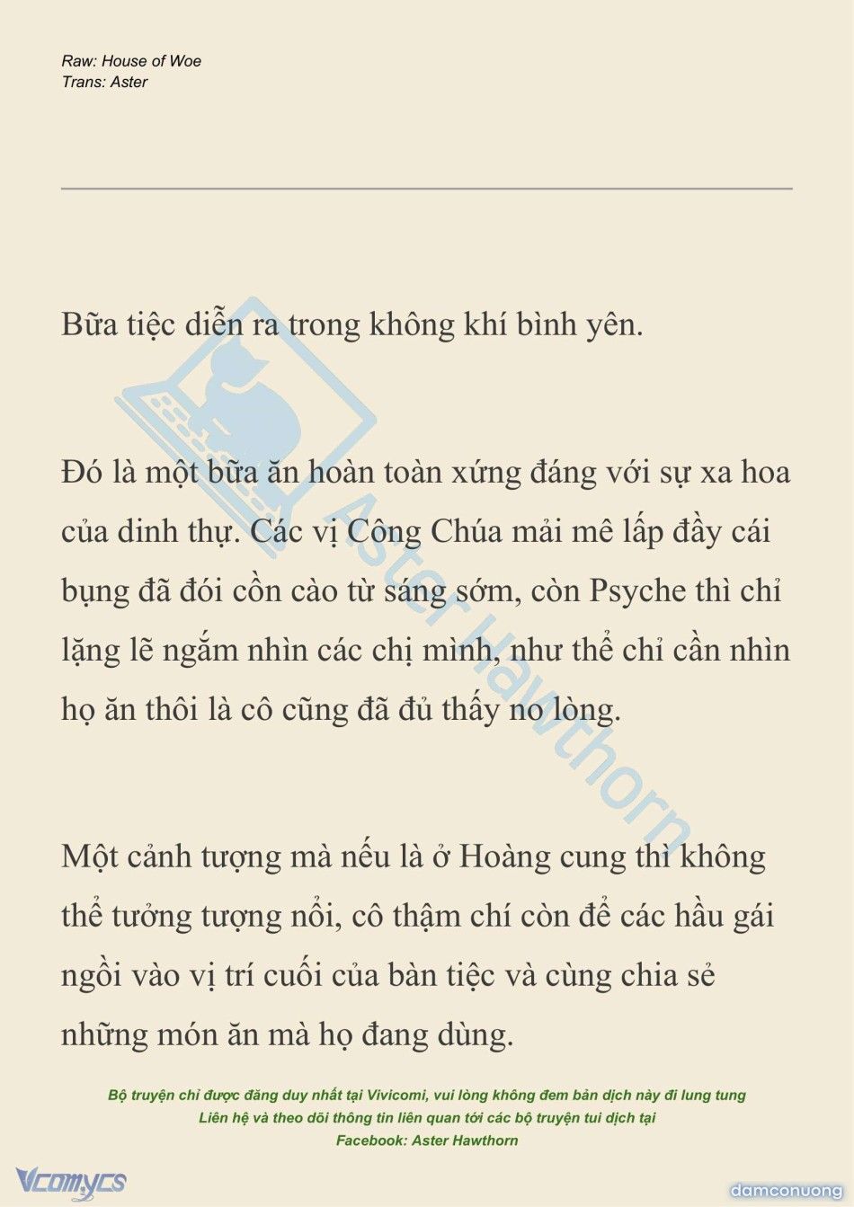đọc truyện [novel] Dành Cho Các Nữ Thần: Dành Cho Psyche Chương 33 ảnh 6 tại Thiên Thai Truyện