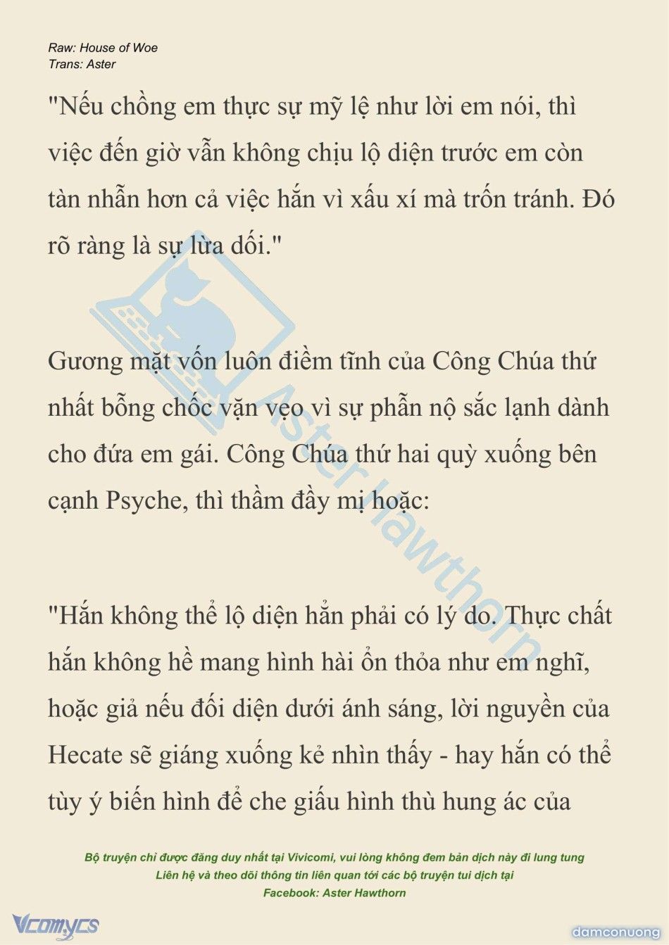 đọc truyện [novel] Dành Cho Các Nữ Thần: Dành Cho Psyche Chương 34 ảnh 4 tại Thiên Thai Truyện