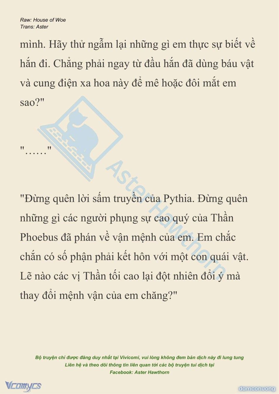 đọc truyện [novel] Dành Cho Các Nữ Thần: Dành Cho Psyche Chương 34 ảnh 5 tại Thiên Thai Truyện