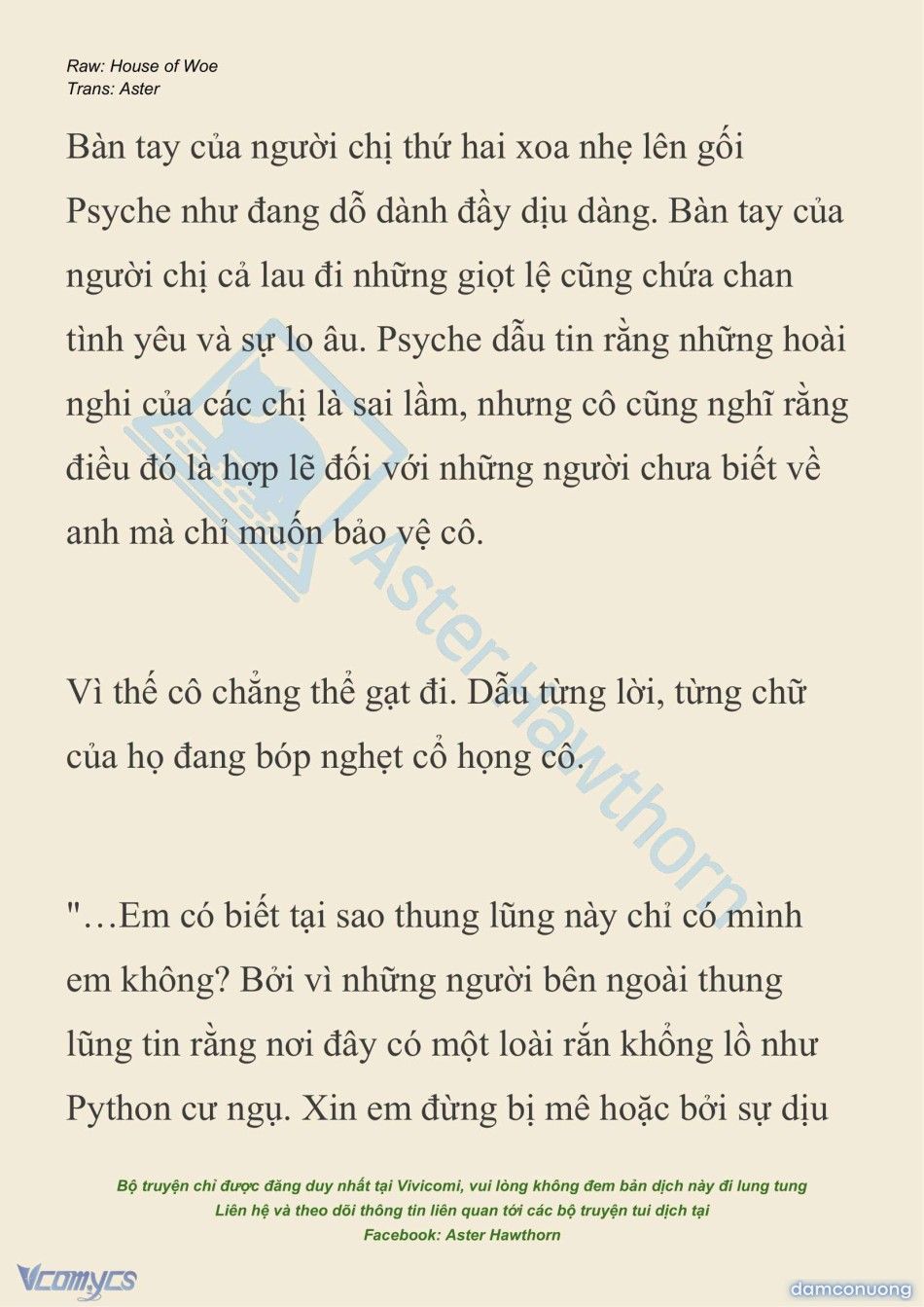đọc truyện [novel] Dành Cho Các Nữ Thần: Dành Cho Psyche Chương 34 ảnh 6 tại Thiên Thai Truyện
