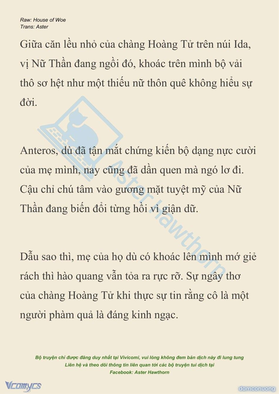 đọc truyện [novel] Dành Cho Các Nữ Thần: Dành Cho Psyche Chương 36 ảnh 3 tại Thiên Thai Truyện