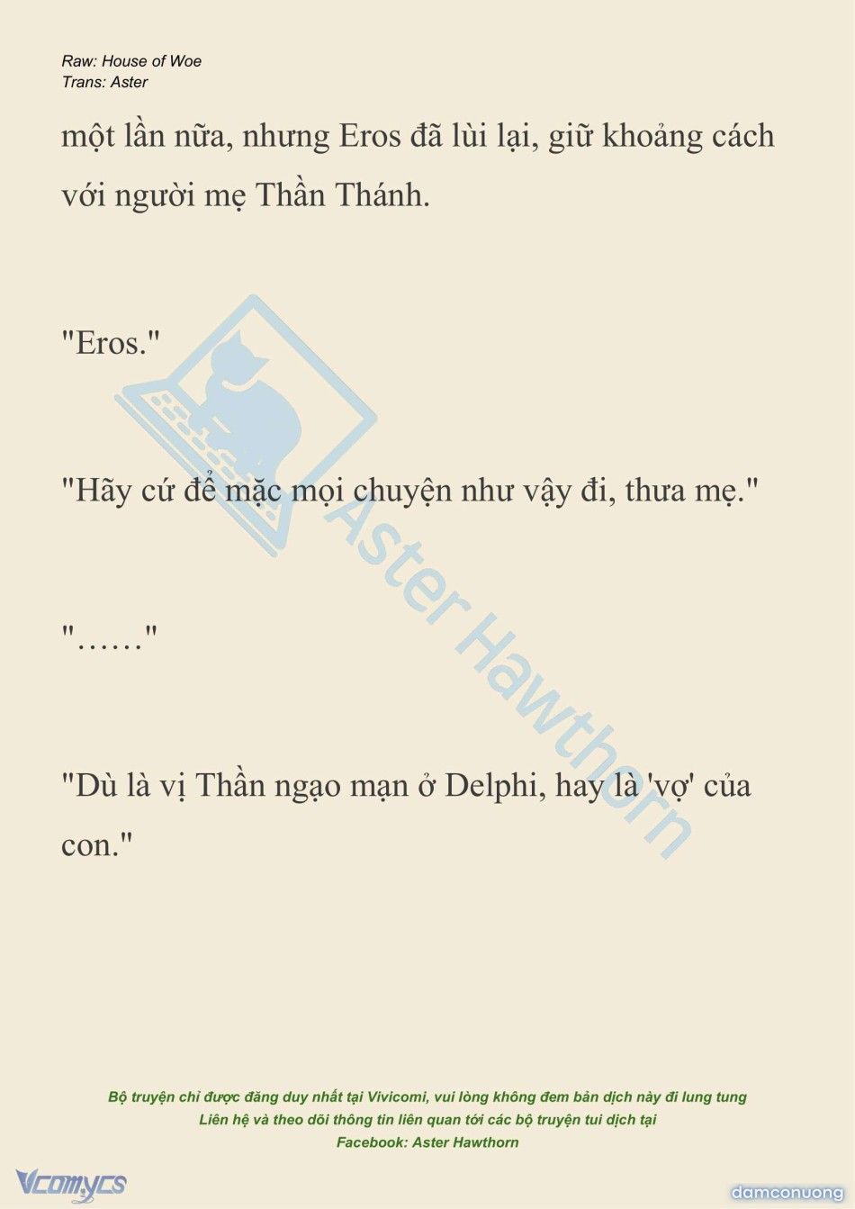 đọc truyện [novel] Dành Cho Các Nữ Thần: Dành Cho Psyche Chương 37 ảnh 4 tại Thiên Thai Truyện