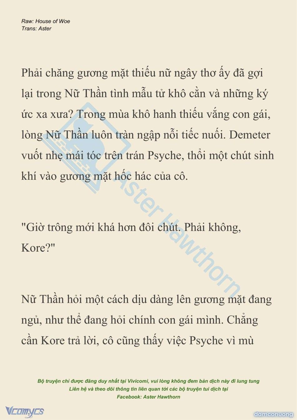 đọc truyện [novel] Dành Cho Các Nữ Thần: Dành Cho Psyche Chương 39 ảnh 12 tại Thiên Thai Truyện