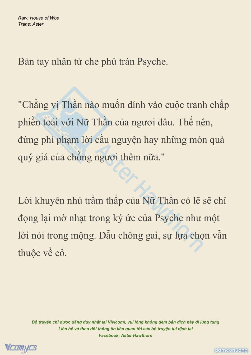 đọc truyện [novel] Dành Cho Các Nữ Thần: Dành Cho Psyche Chương 39 ảnh 14 tại Thiên Thai Truyện