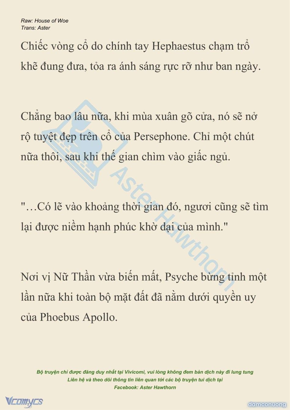đọc truyện [novel] Dành Cho Các Nữ Thần: Dành Cho Psyche Chương 39 ảnh 17 tại Thiên Thai Truyện