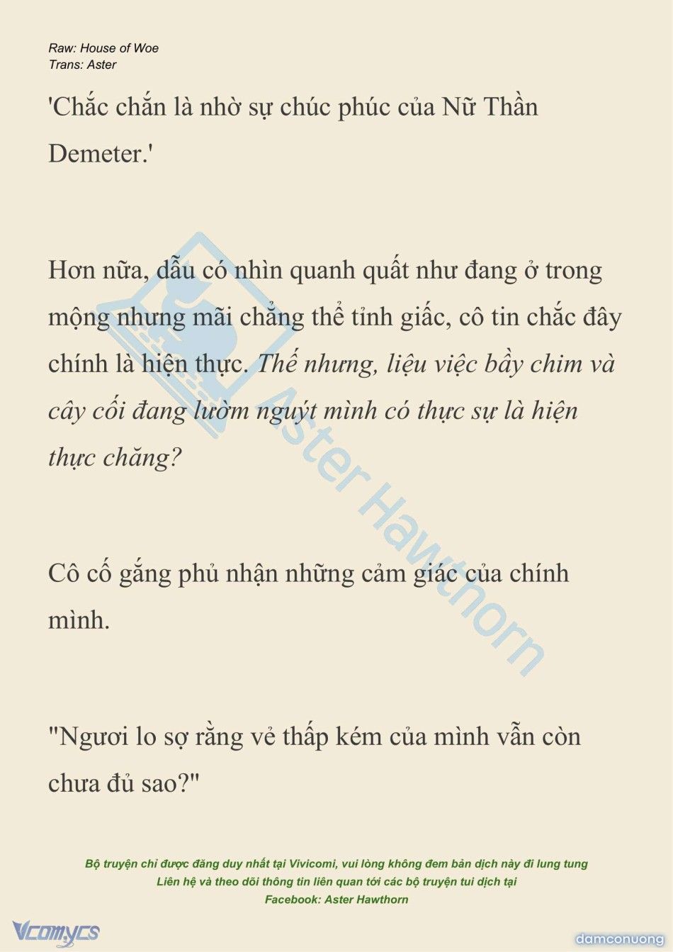 đọc truyện [novel] Dành Cho Các Nữ Thần: Dành Cho Psyche Chương 39 ảnh 19 tại Thiên Thai Truyện