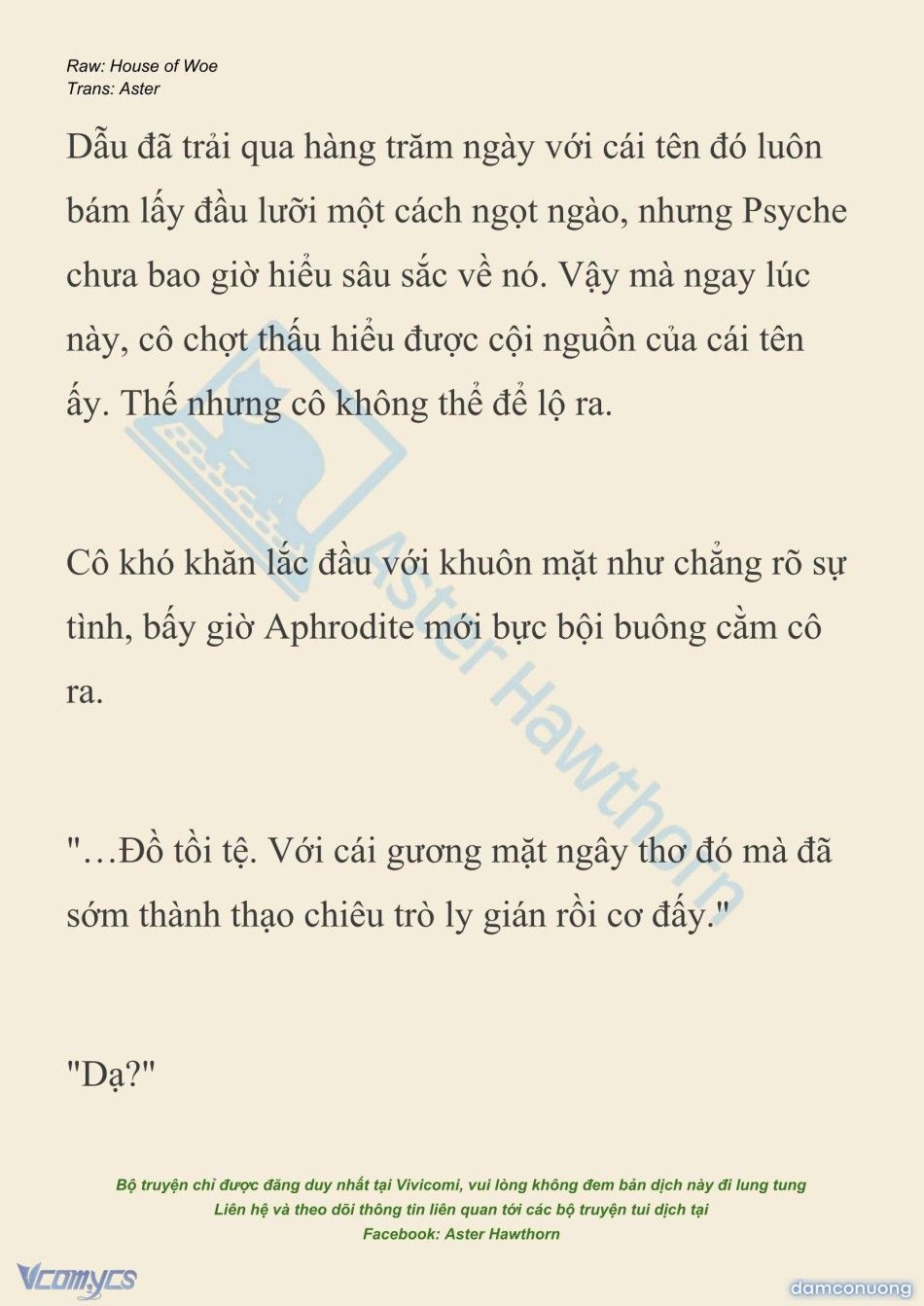 đọc truyện [novel] Dành Cho Các Nữ Thần: Dành Cho Psyche Chương 40 ảnh 12 tại Thiên Thai Truyện