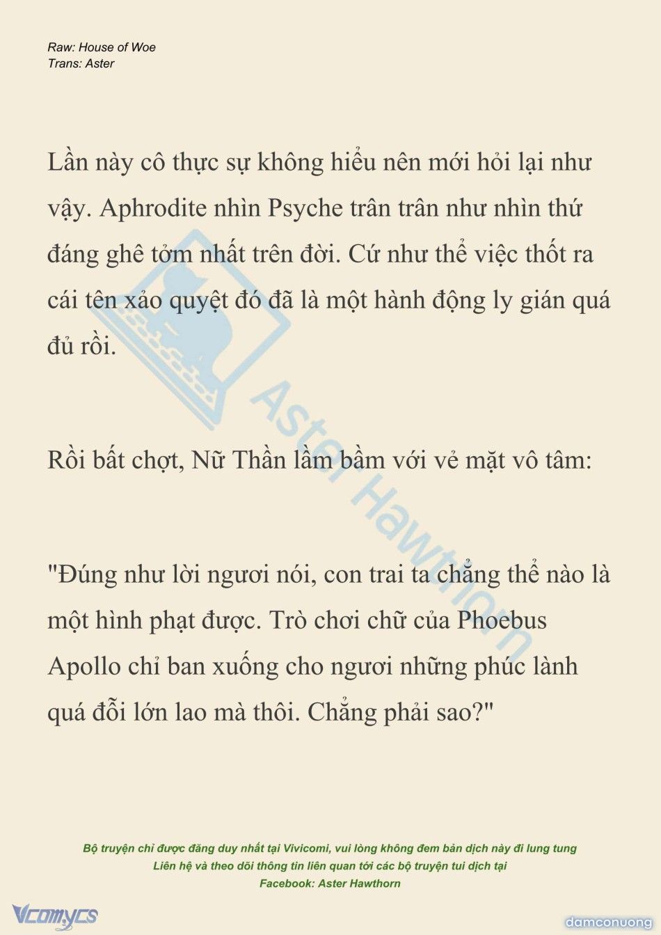 đọc truyện [novel] Dành Cho Các Nữ Thần: Dành Cho Psyche Chương 40 ảnh 13 tại Thiên Thai Truyện