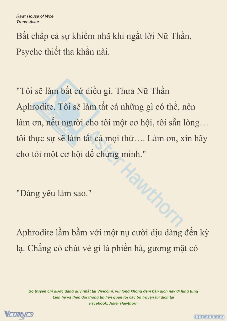 đọc truyện [novel] Dành Cho Các Nữ Thần: Dành Cho Psyche Chương 40 ảnh 16 tại Thiên Thai Truyện