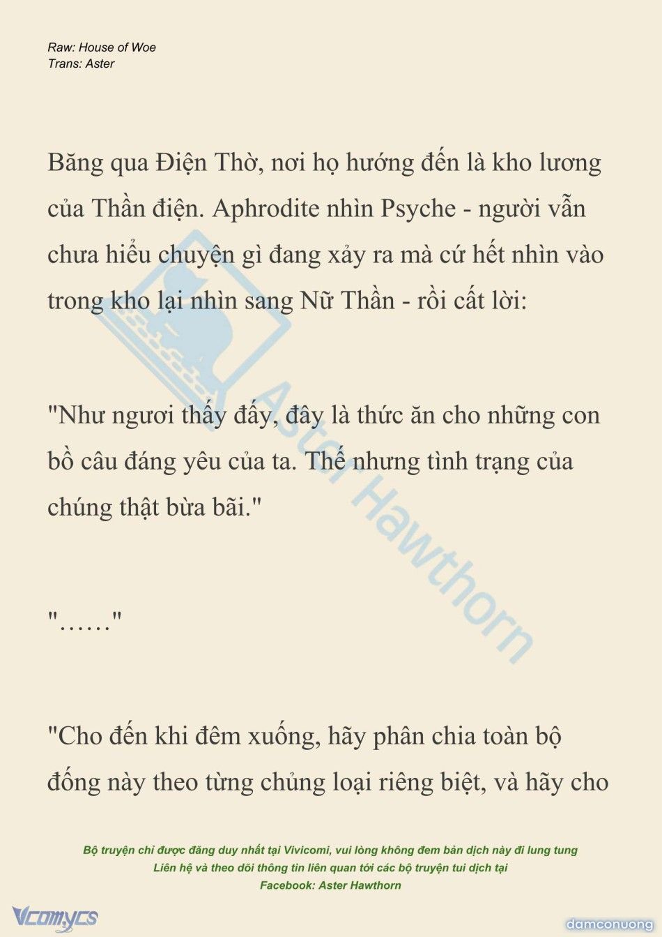 đọc truyện [novel] Dành Cho Các Nữ Thần: Dành Cho Psyche Chương 40 ảnh 18 tại Thiên Thai Truyện