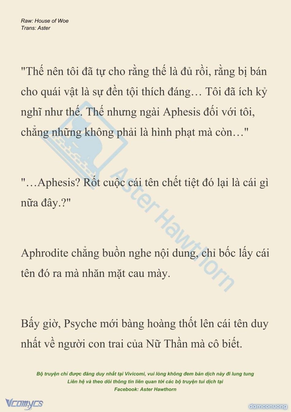 đọc truyện [novel] Dành Cho Các Nữ Thần: Dành Cho Psyche Chương 40 ảnh 10 tại Thiên Thai Truyện