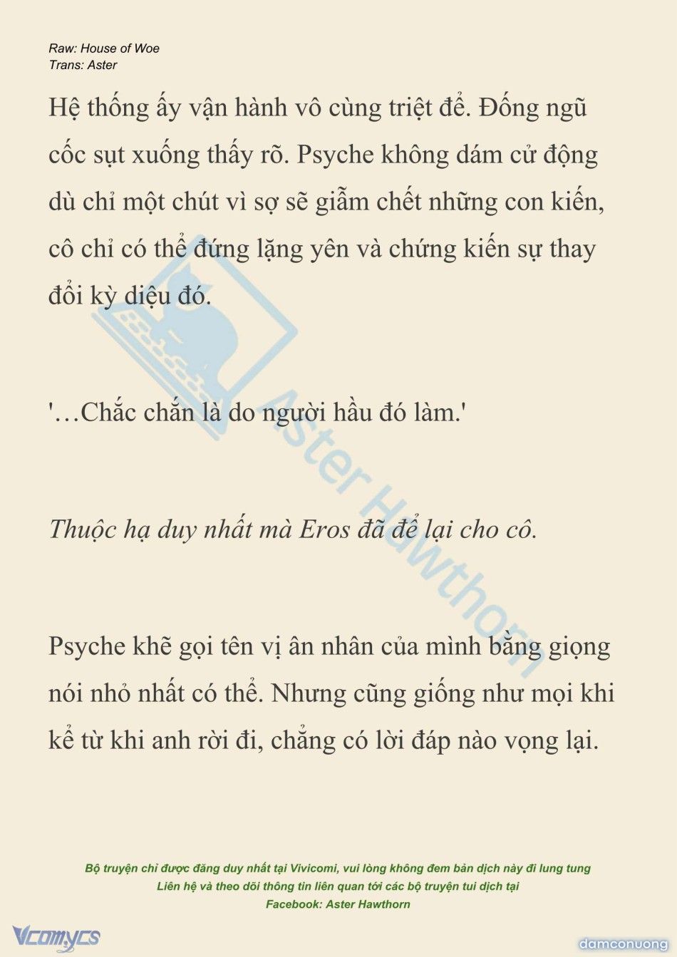 đọc truyện [novel] Dành Cho Các Nữ Thần: Dành Cho Psyche Chương 41 ảnh 14 tại Thiên Thai Truyện