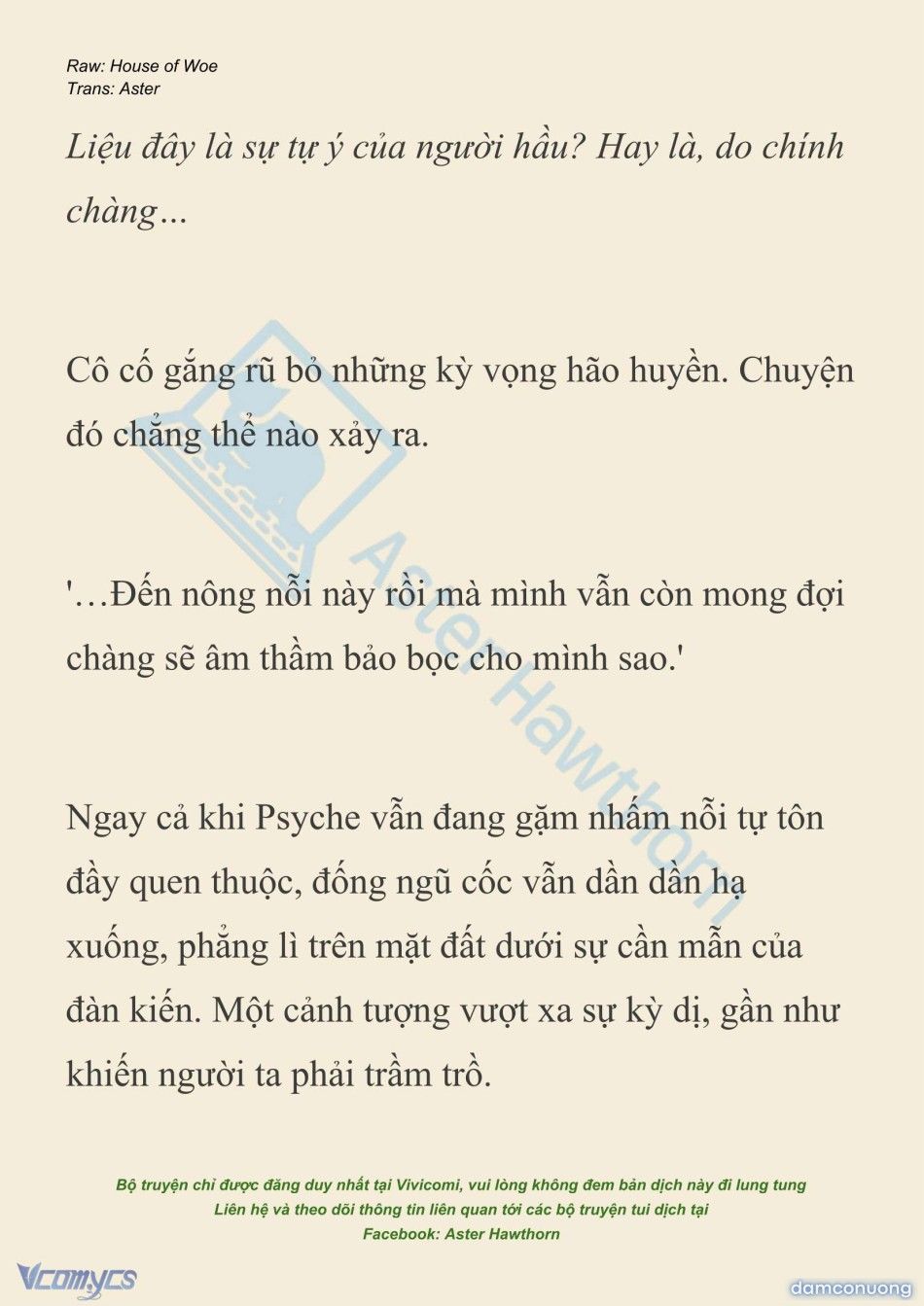 đọc truyện [novel] Dành Cho Các Nữ Thần: Dành Cho Psyche Chương 41 ảnh 15 tại Thiên Thai Truyện