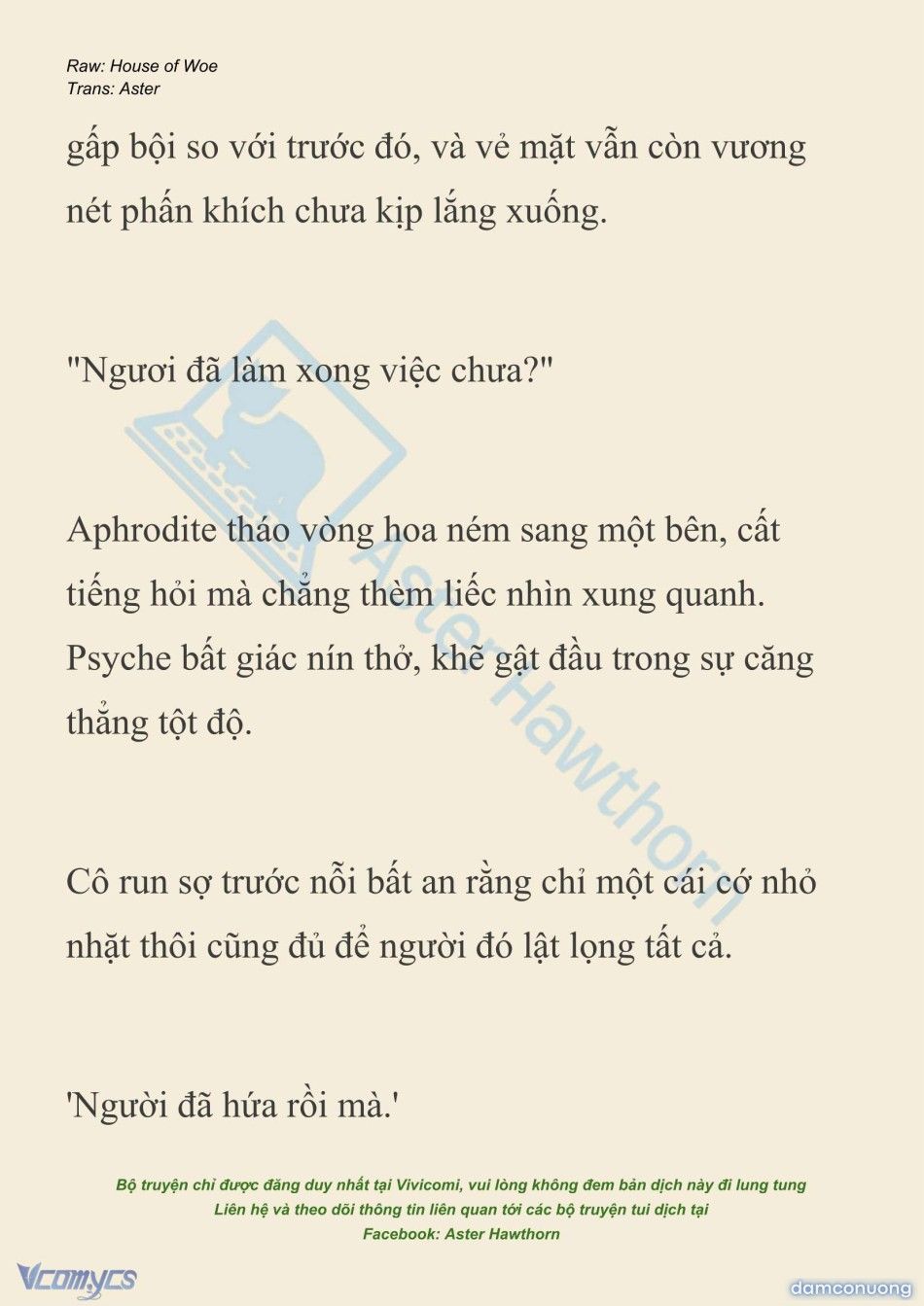 đọc truyện [novel] Dành Cho Các Nữ Thần: Dành Cho Psyche Chương 41 ảnh 18 tại Thiên Thai Truyện