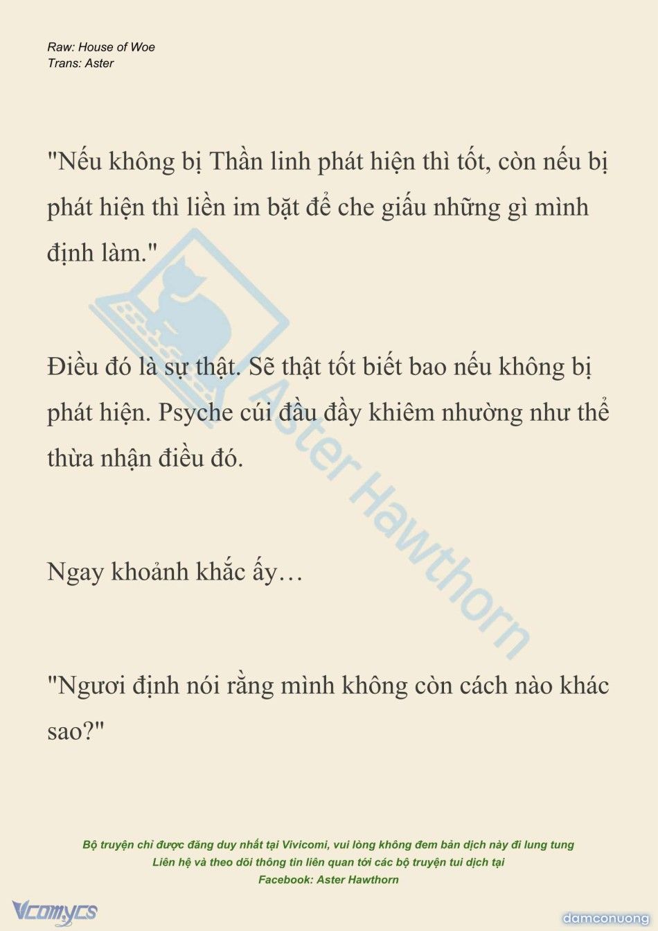 đọc truyện [novel] Dành Cho Các Nữ Thần: Dành Cho Psyche Chương 41 ảnh 23 tại Thiên Thai Truyện