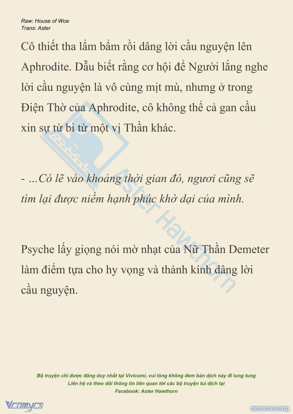 đọc truyện [novel] Dành Cho Các Nữ Thần: Dành Cho Psyche Chương 42 ảnh 14 tại Thiên Thai Truyện