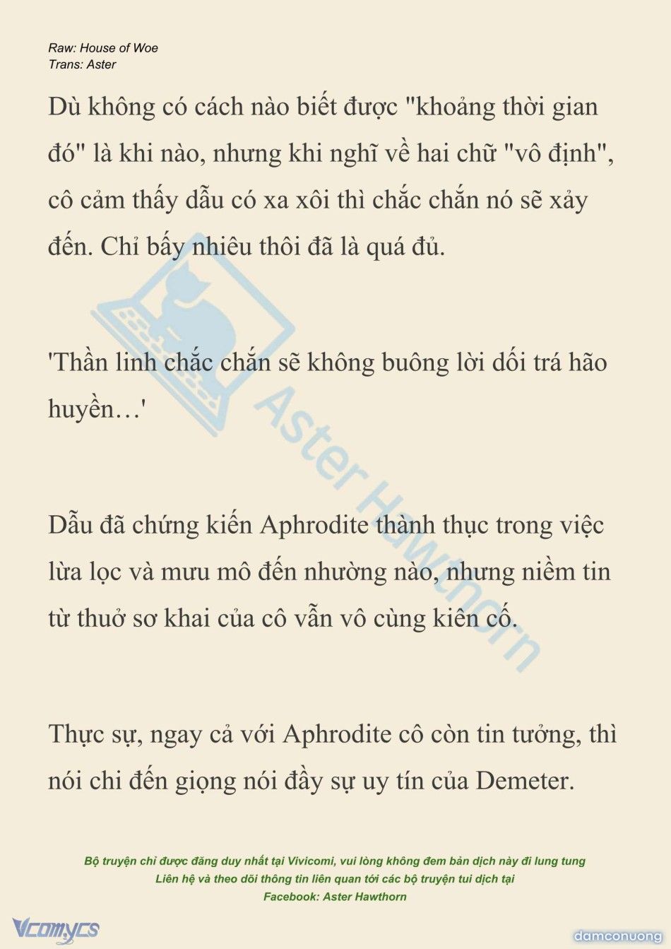 đọc truyện [novel] Dành Cho Các Nữ Thần: Dành Cho Psyche Chương 42 ảnh 15 tại Thiên Thai Truyện