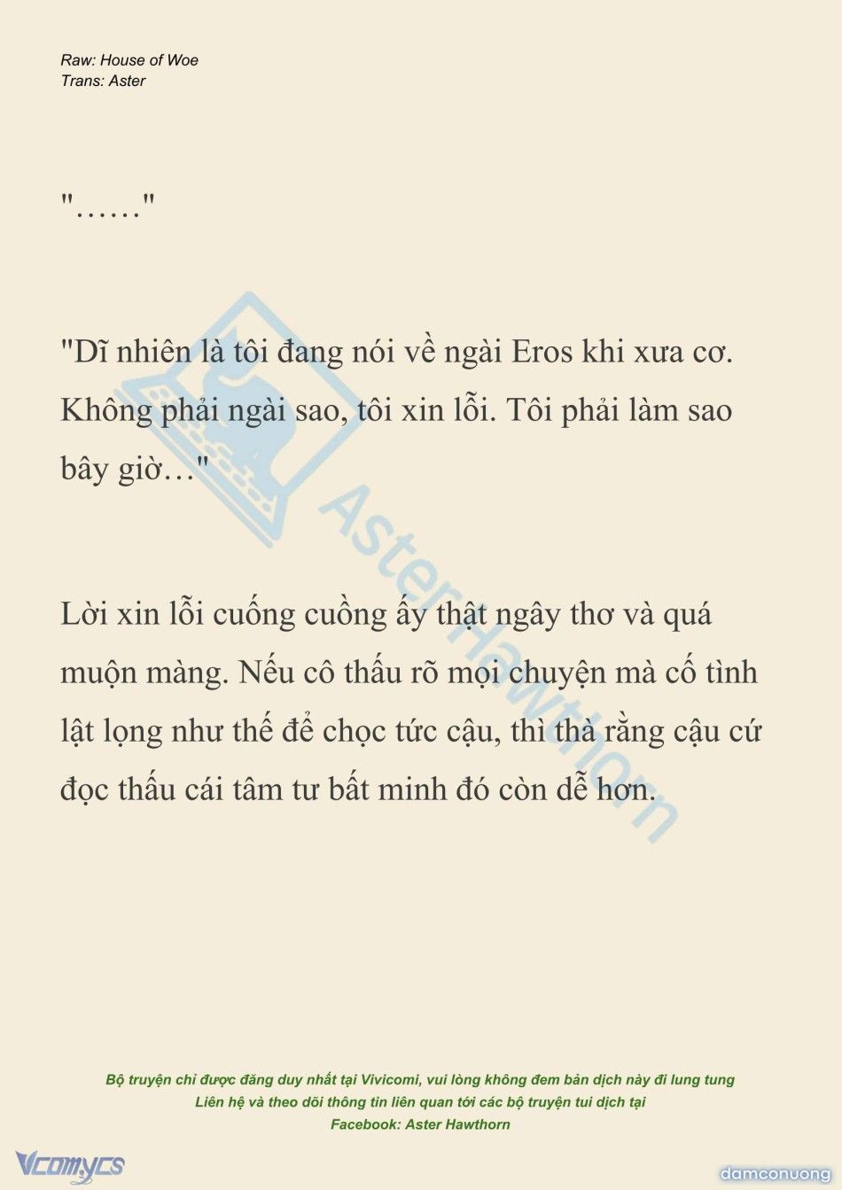 đọc truyện [novel] Dành Cho Các Nữ Thần: Dành Cho Psyche Chương 42 ảnh 19 tại Thiên Thai Truyện
