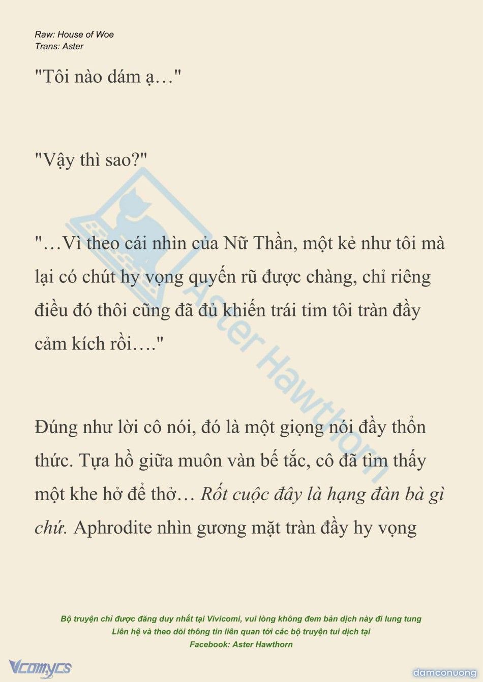 đọc truyện [novel] Dành Cho Các Nữ Thần: Dành Cho Psyche Chương 42 ảnh 6 tại Thiên Thai Truyện