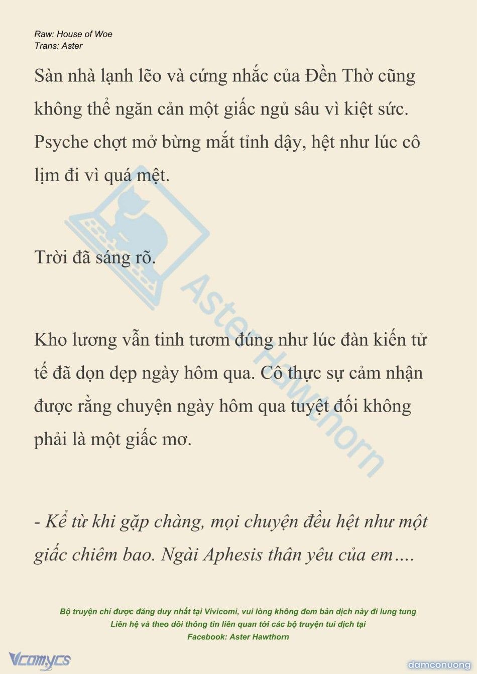đọc truyện [novel] Dành Cho Các Nữ Thần: Dành Cho Psyche Chương 42 ảnh 11 tại Thiên Thai Truyện