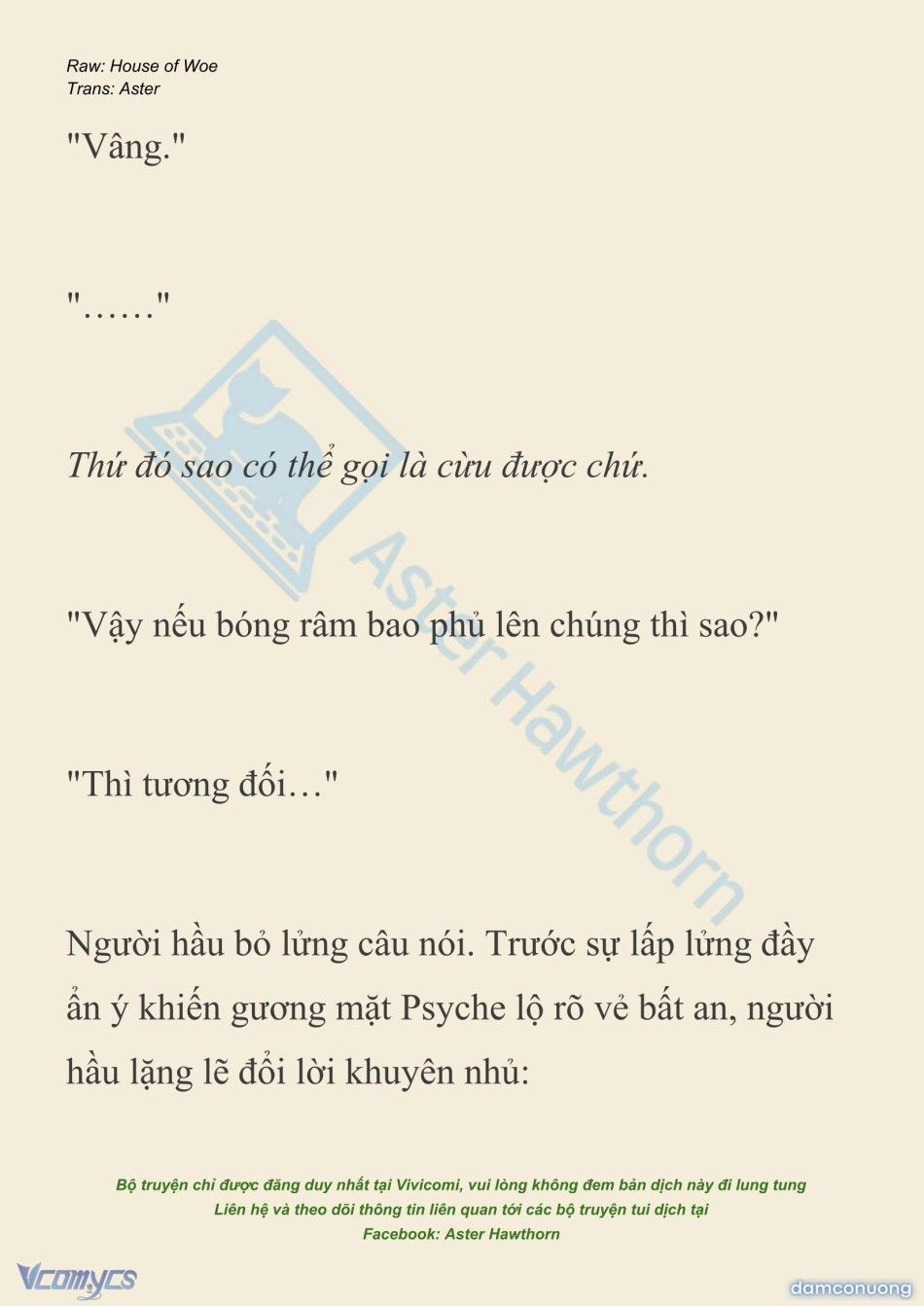 đọc truyện [novel] Dành Cho Các Nữ Thần: Dành Cho Psyche Chương 43 ảnh 18 tại Thiên Thai Truyện