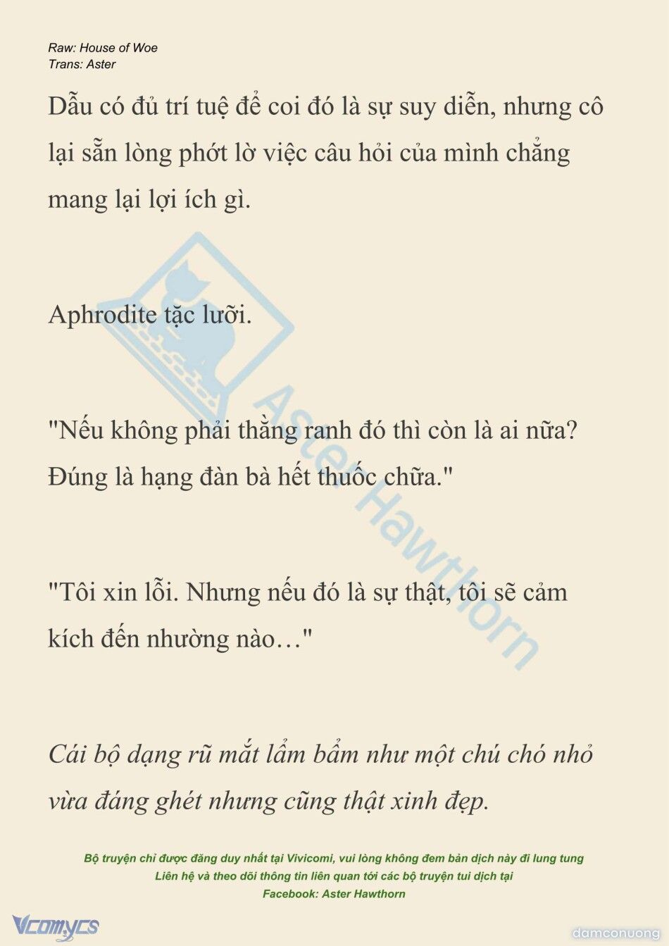 đọc truyện [novel] Dành Cho Các Nữ Thần: Dành Cho Psyche Chương 45 ảnh 12 tại Thiên Thai Truyện