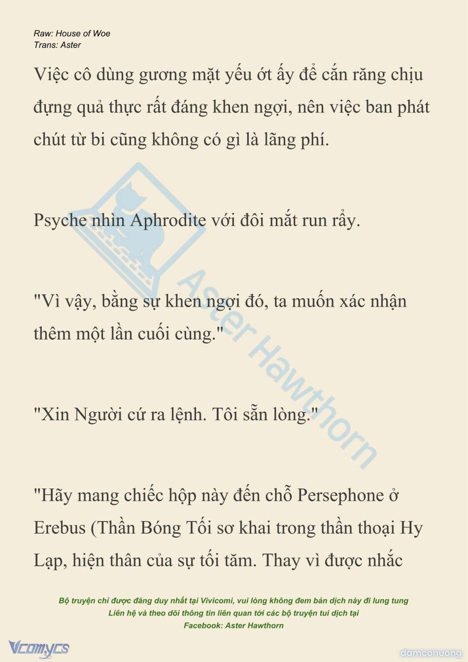 đọc truyện [novel] Dành Cho Các Nữ Thần: Dành Cho Psyche Chương 45 ảnh 14 tại Thiên Thai Truyện
