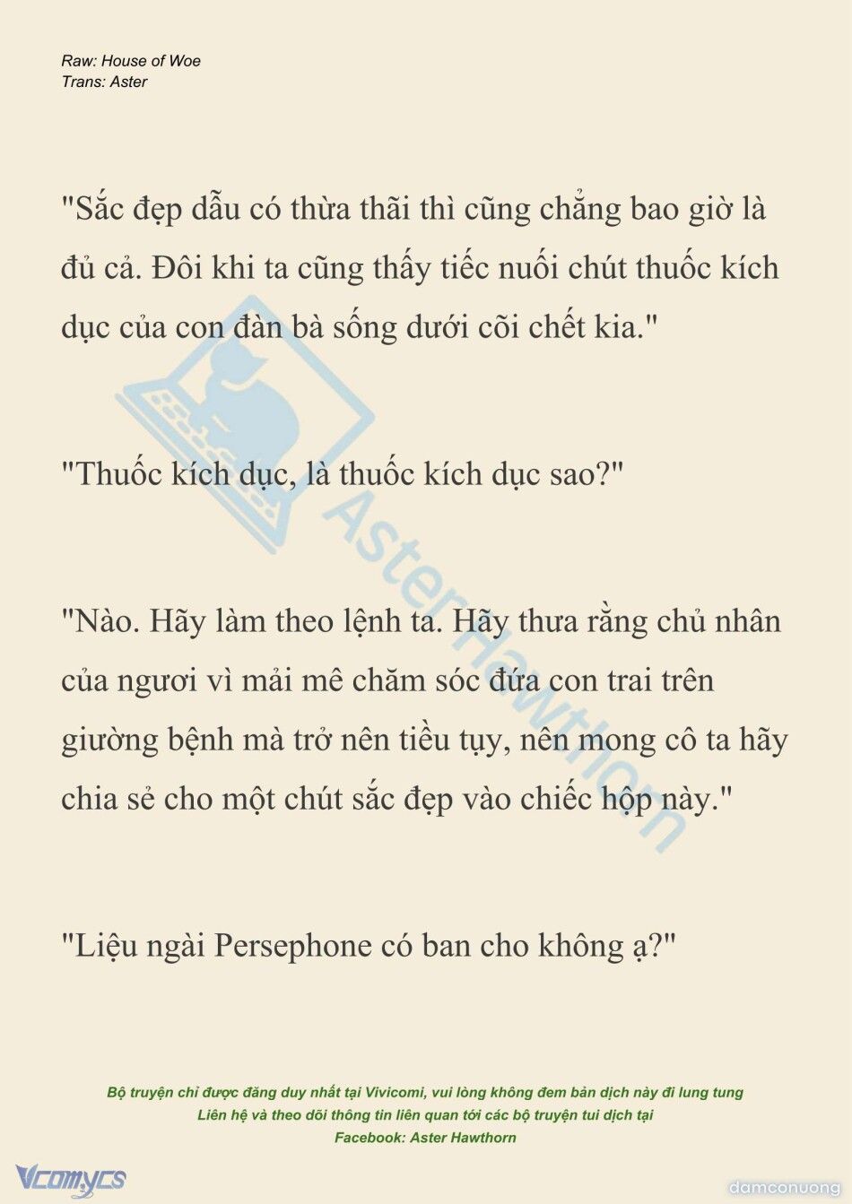 đọc truyện [novel] Dành Cho Các Nữ Thần: Dành Cho Psyche Chương 45 ảnh 17 tại Thiên Thai Truyện