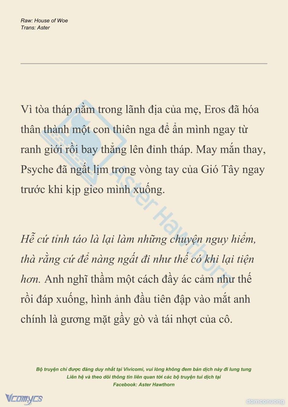 đọc truyện [novel] Dành Cho Các Nữ Thần: Dành Cho Psyche Chương 46 ảnh 16 tại Thiên Thai Truyện