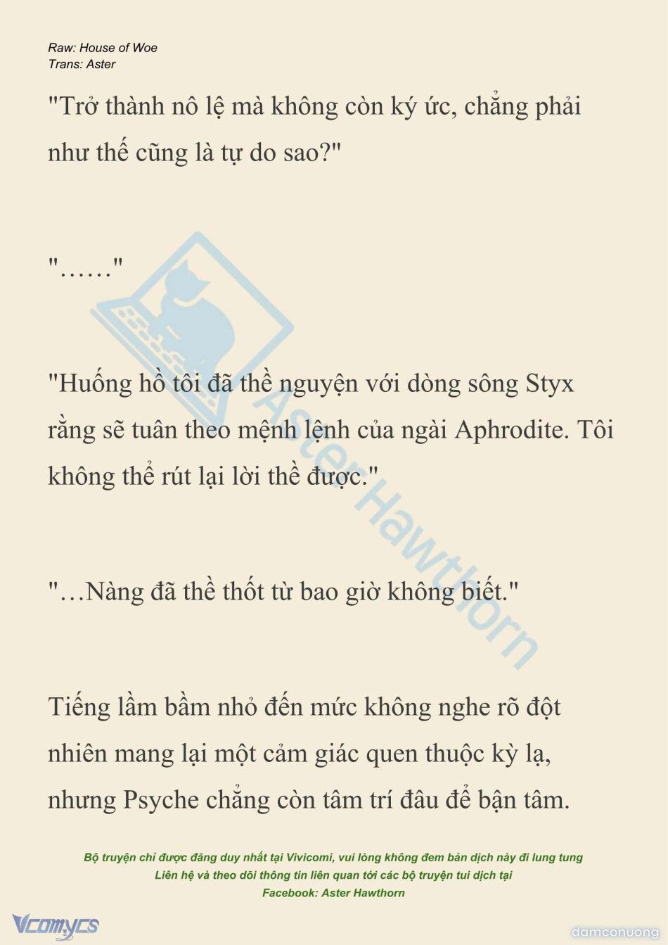 đọc truyện [novel] Dành Cho Các Nữ Thần: Dành Cho Psyche Chương 47 ảnh 14 tại Thiên Thai Truyện