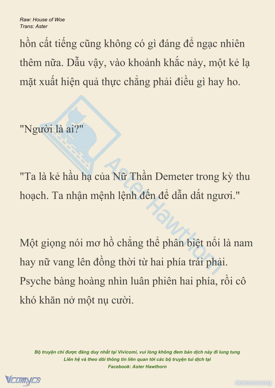 đọc truyện [novel] Dành Cho Các Nữ Thần: Dành Cho Psyche Chương 47 ảnh 9 tại Thiên Thai Truyện